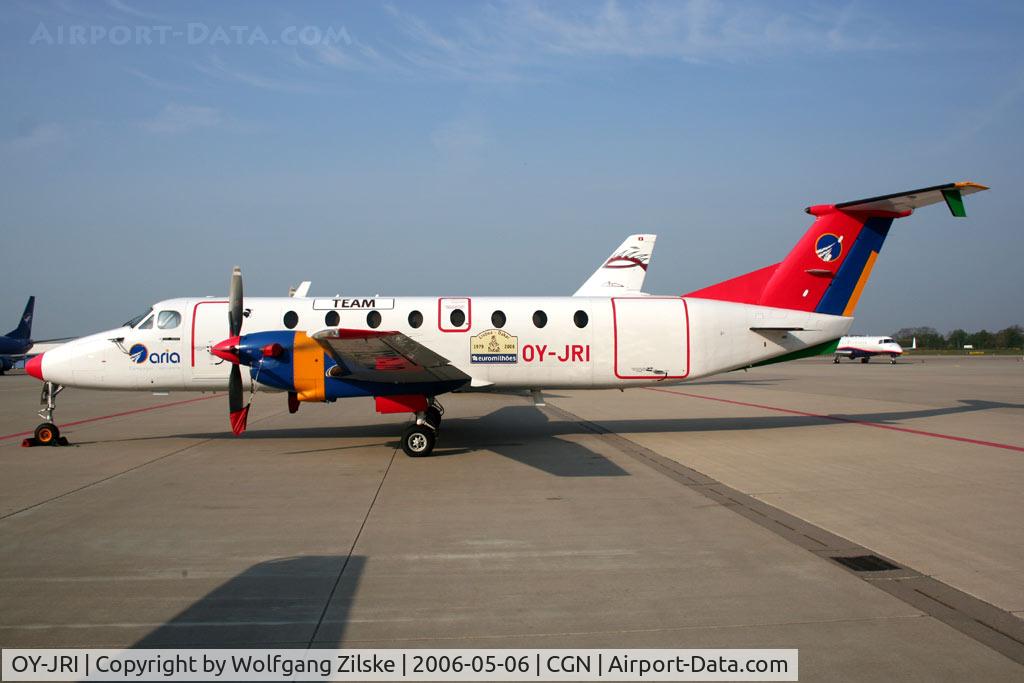 OY-JRI, 1988 Beech 1900C C/N UC-44, Visitor for Formula 1 race at Nürburgring