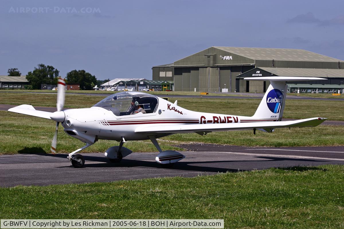 G-BWFV, 1995 HOAC DV-20 Katana C/N 20132, HOAC Katana DV.20