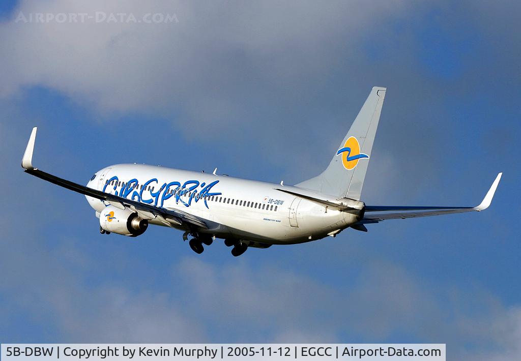 5B-DBW, 2003 Boeing 737-8Q8 C/N 30671, Rear view of this good looking 737.
