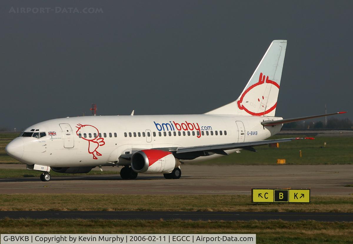 G-BVKB, 1994 Boeing 737-59D C/N 27268, A storm is brewing behind the 737.