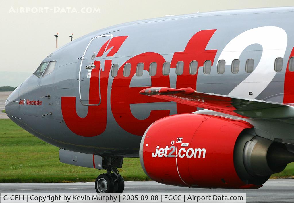 G-CELI, 1986 Boeing 737-330 C/N 23526, Jet 2's 'MANCHESTER' 737.
