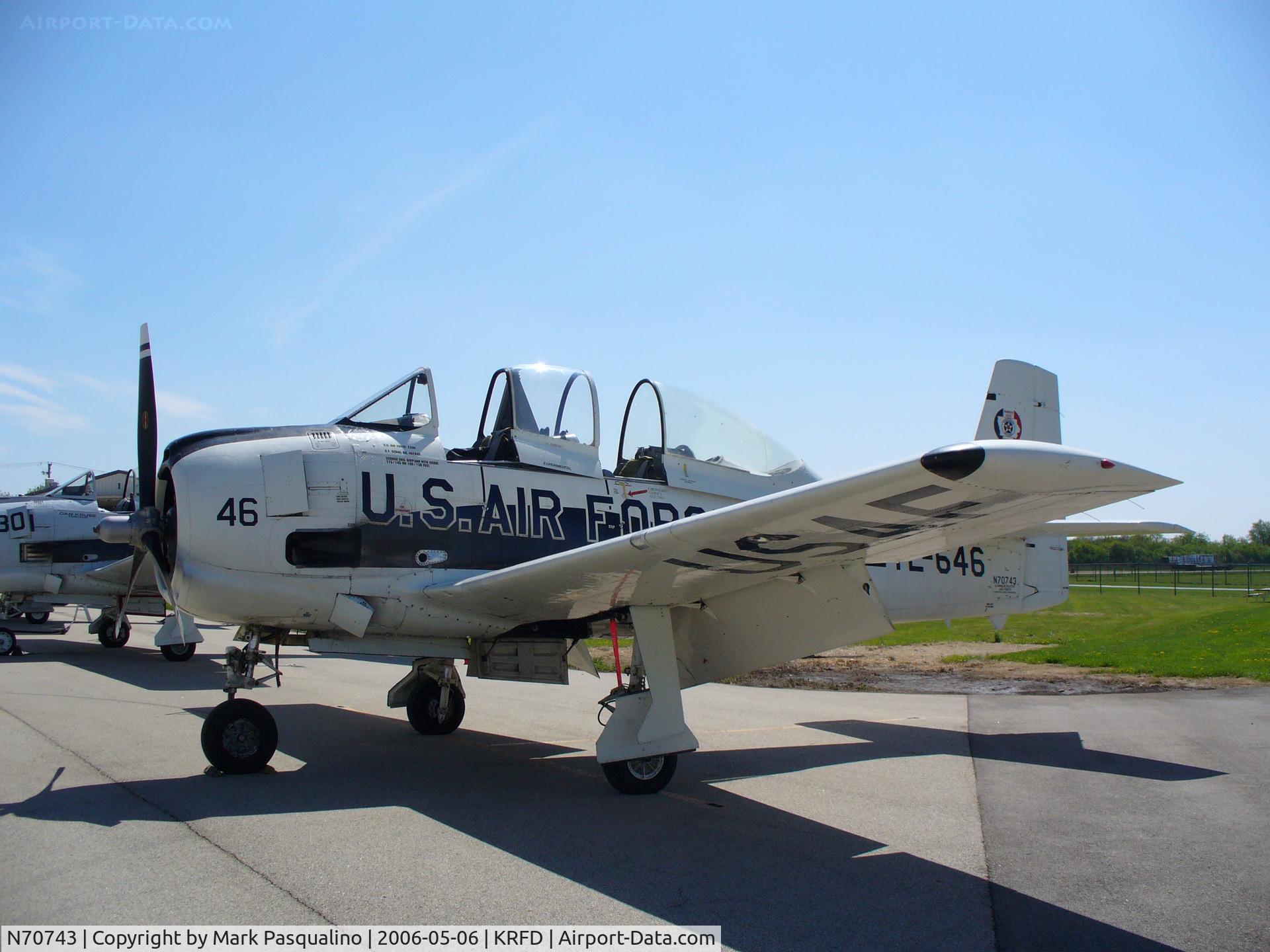 N70743, 1949 North American T-28A Trojan C/N 159-158, North American T-28A