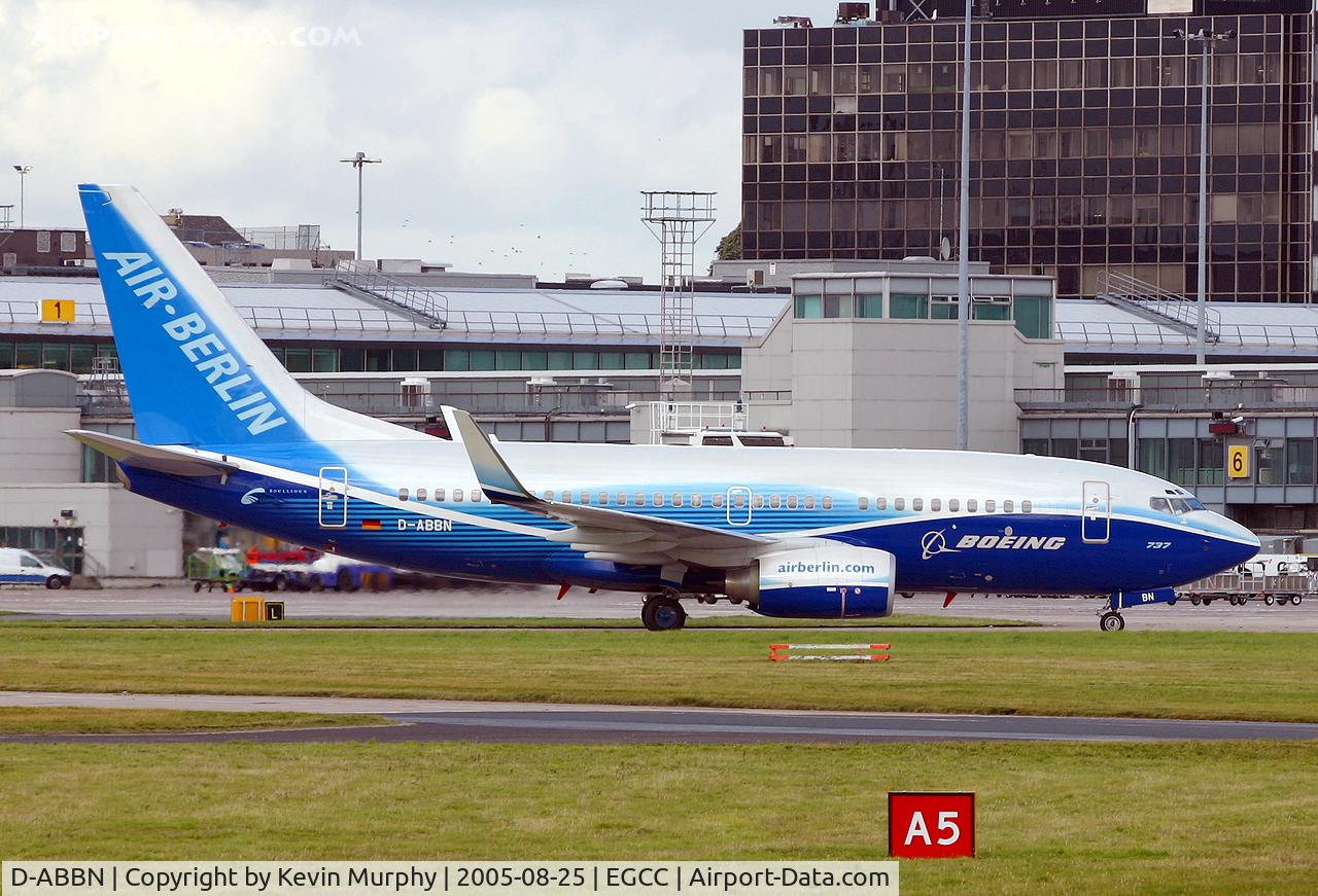 D-ABBN, 2004 Boeing 737-76Q C/N 30293, In special Boeing livery.