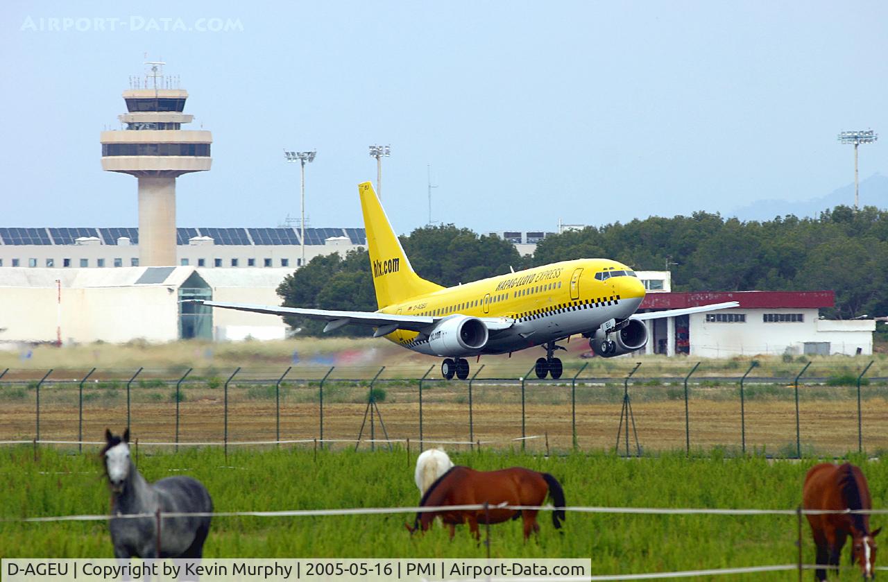 D-AGEU, 1998 Boeing 737-75B C/N 28104, The horses never turned round at all.