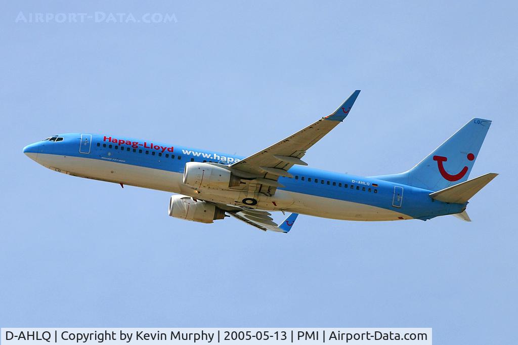 D-AHLQ, 2002 Boeing 737-8K5 C/N 32906, Blasting awy from PMI