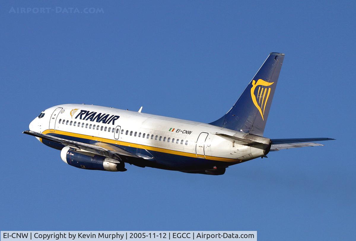 EI-CNW, 1981 Boeing 737-230 C/N 22133, A sruffy looking 200 departing 24L.