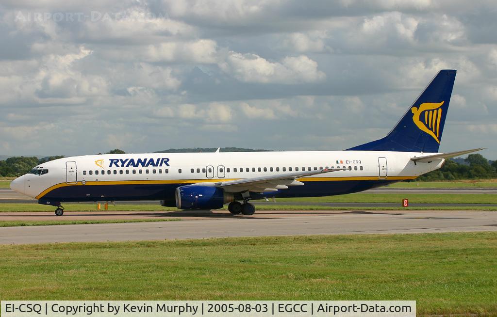 EI-CSQ, 2001 Boeing 737-8AS C/N 29930, One of Ryanairs latest.