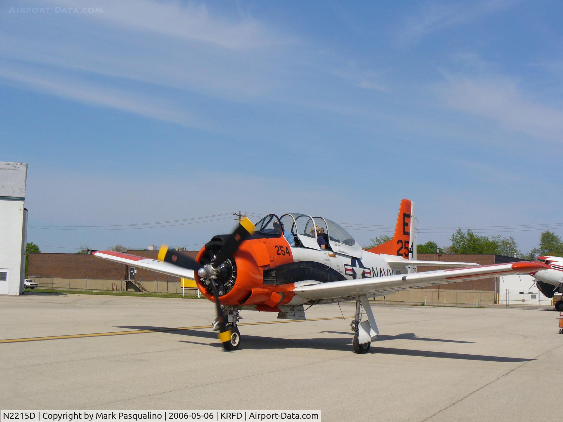 N2215D, 1957 North American T-28C Trojan C/N 252-44 (146281), North American T-28