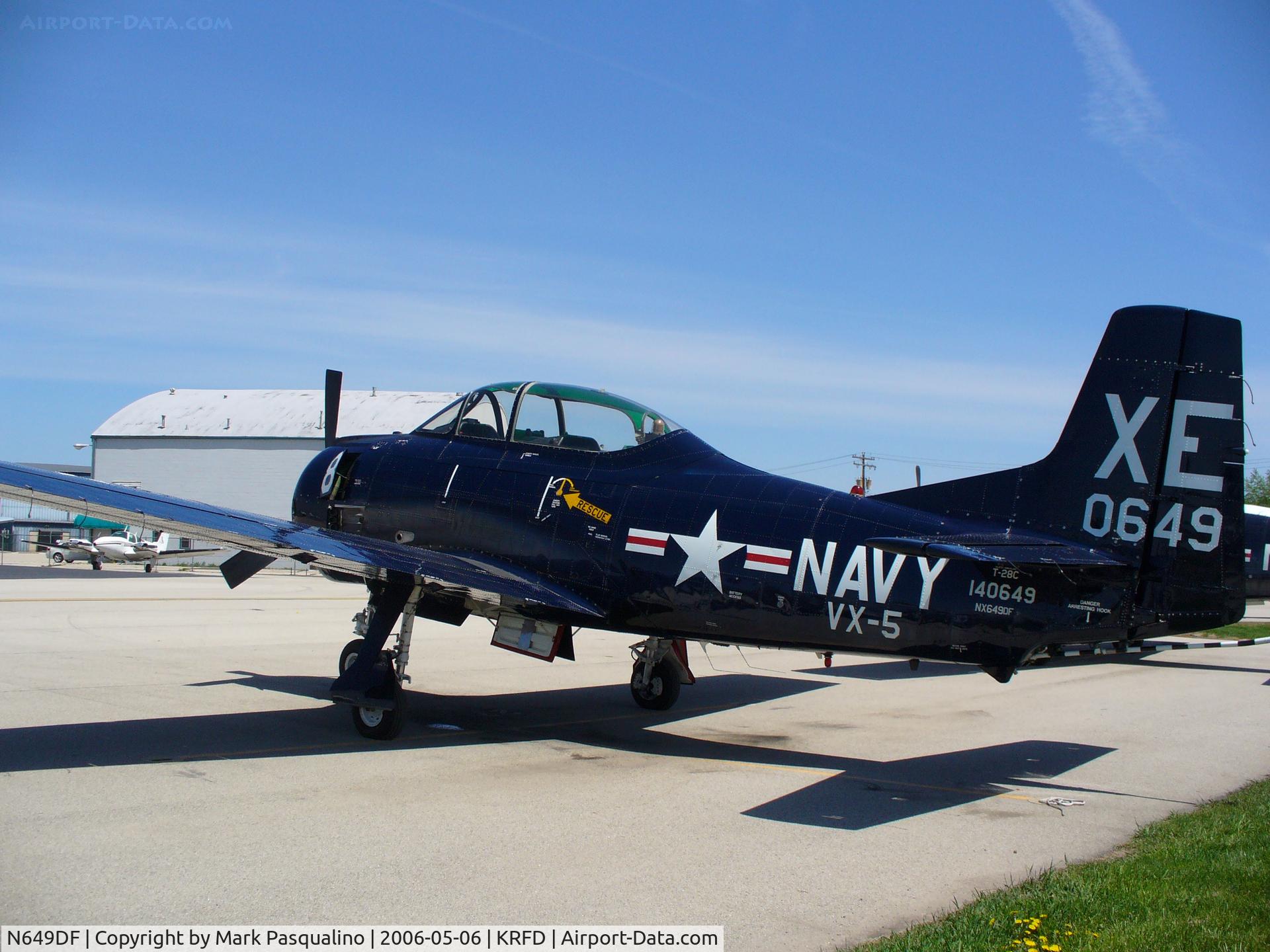 N649DF, 1957 North American T-28C Trojan C/N 226-226 (140649), North American T-28C