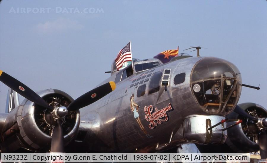 N9323Z, 1944 Boeing B-17G-85-DL Flying Fortress C/N 32155, Photogenic nose