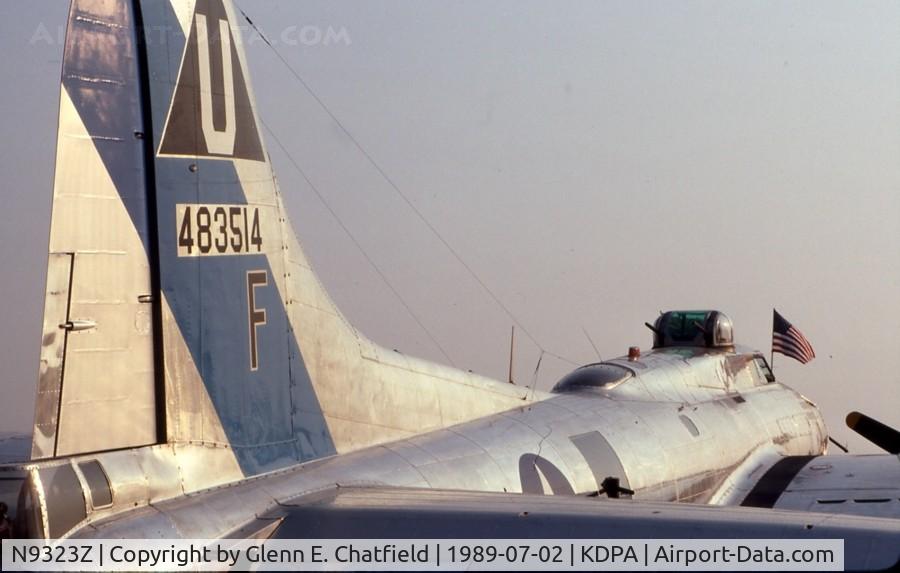 N9323Z, 1944 Boeing B-17G-85-DL Flying Fortress C/N 32155, Artsy shot