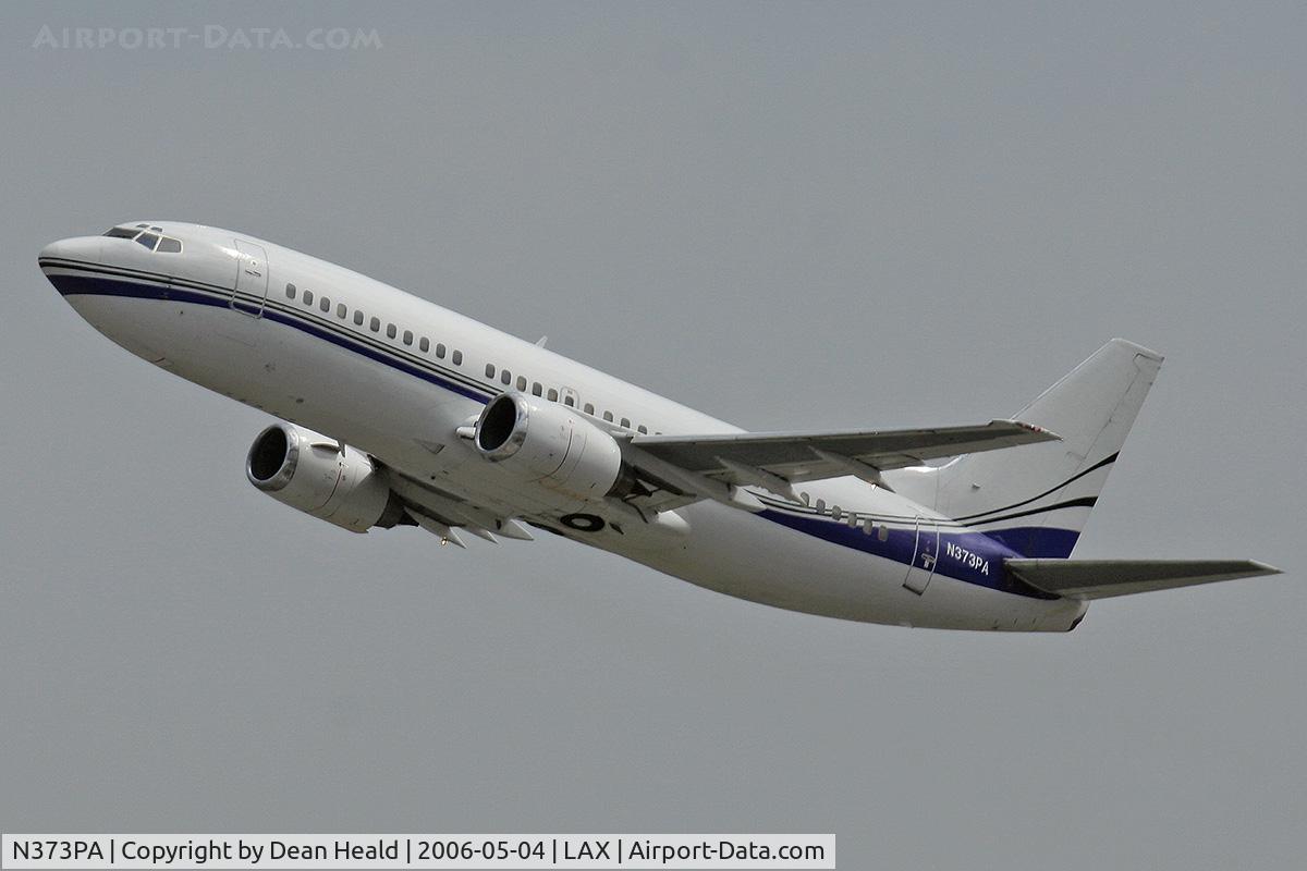 N373PA, 1987 Boeing 737-3Y0 C/N 23749, Piedmont Aviation Services, Inc. dba Pace Airlines N373PA (FLT PCE5241) climbing out from RWY 25L enroute to Ixtapa Zihuatanejo Int'l (MMZH), Mexico.