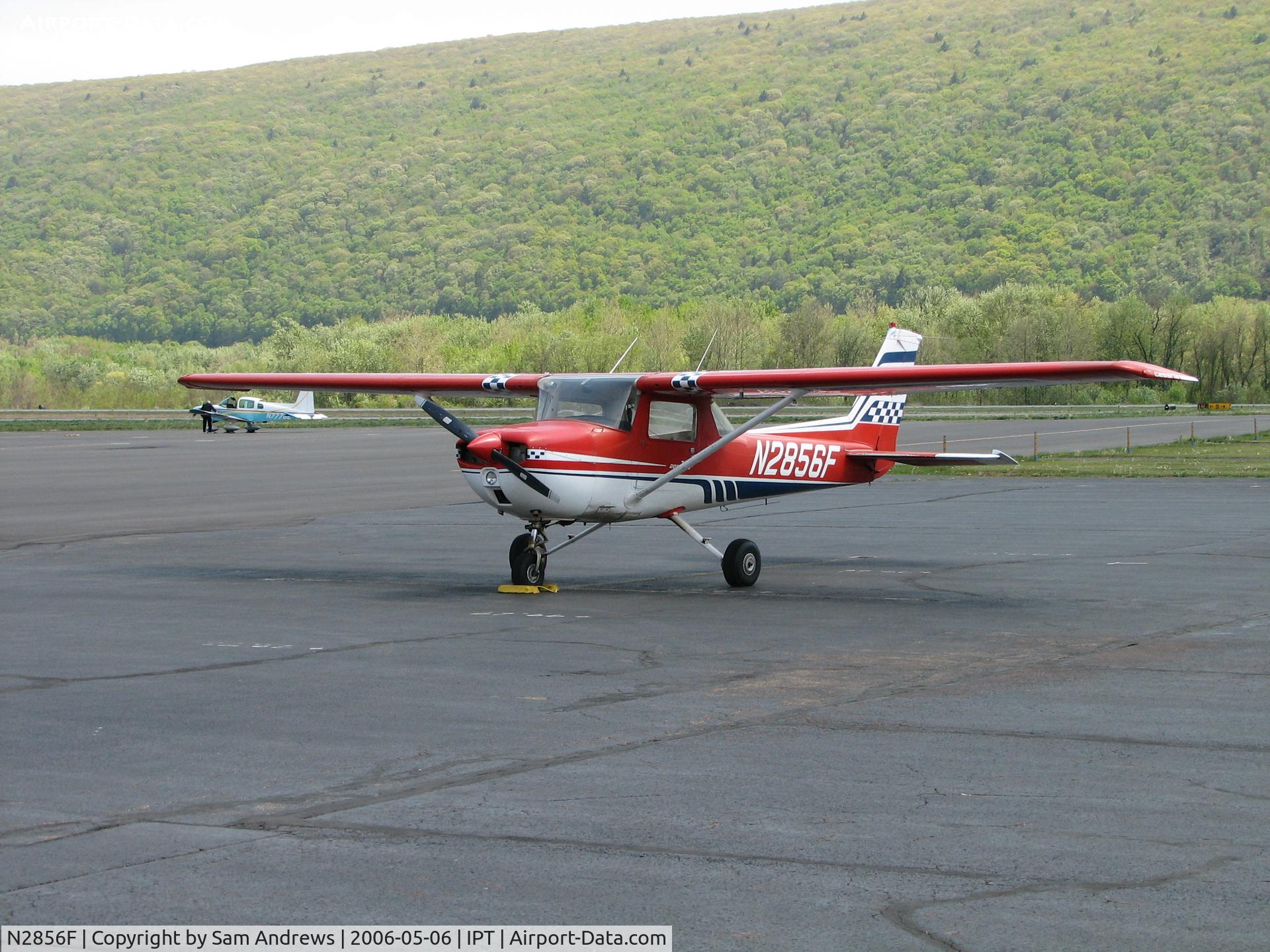 N2856F, 1973 Cessna A150L Aerobat C/N A1500405, Just flew into IPT for a cross country endorsement.