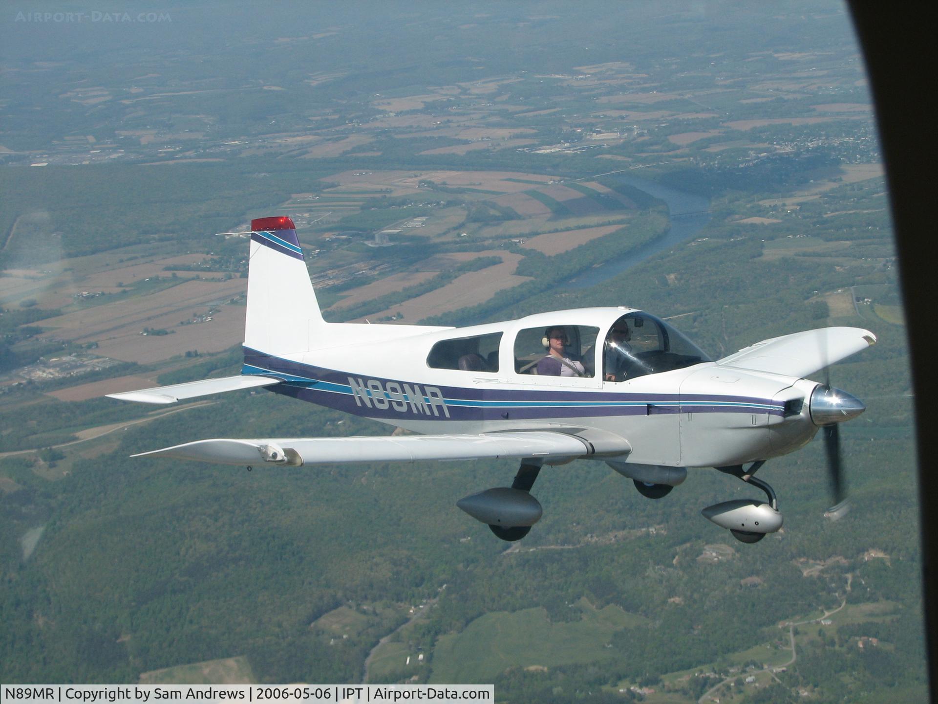 N89MR, 1978 Grumman American AA-5B Tiger C/N AA5B0730, Formation flying over Nort central PA