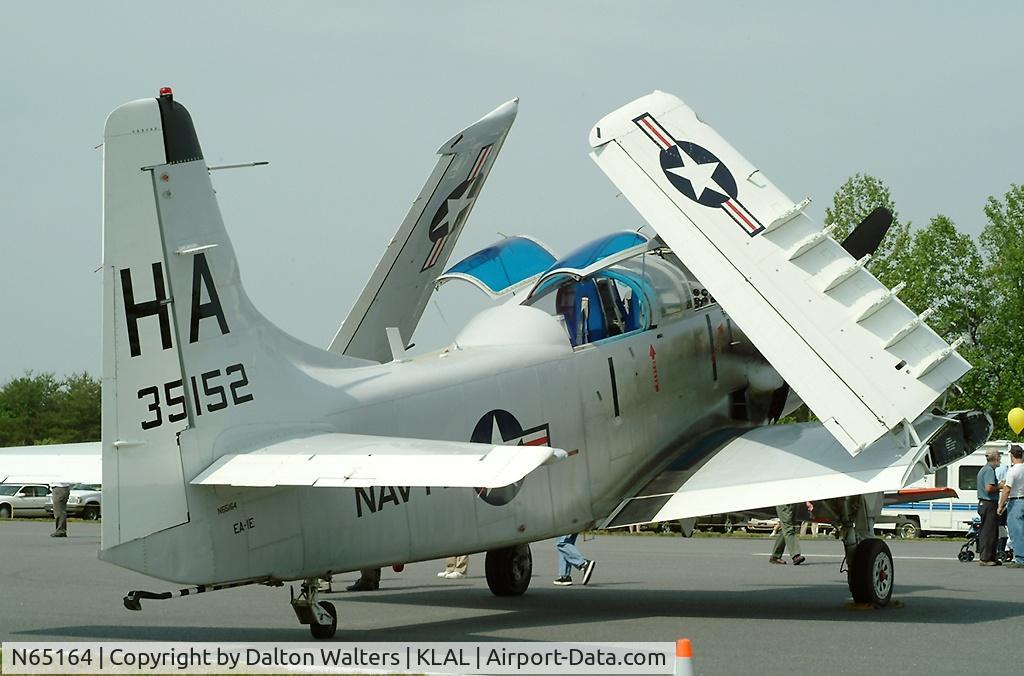 N65164, 1955 Douglas EA-1E Skyraider AD-5W C/N 55-471DH, AD-5