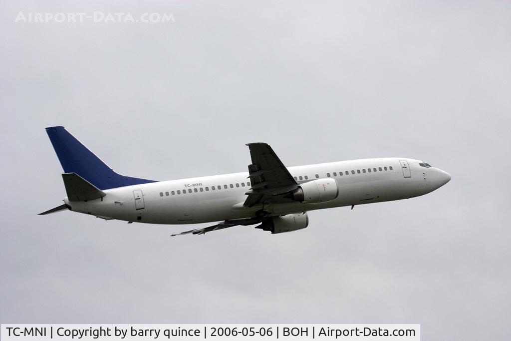 TC-MNI, 1989 Boeing 737-4K5 C/N 24128, 737 MNG PAX DIV