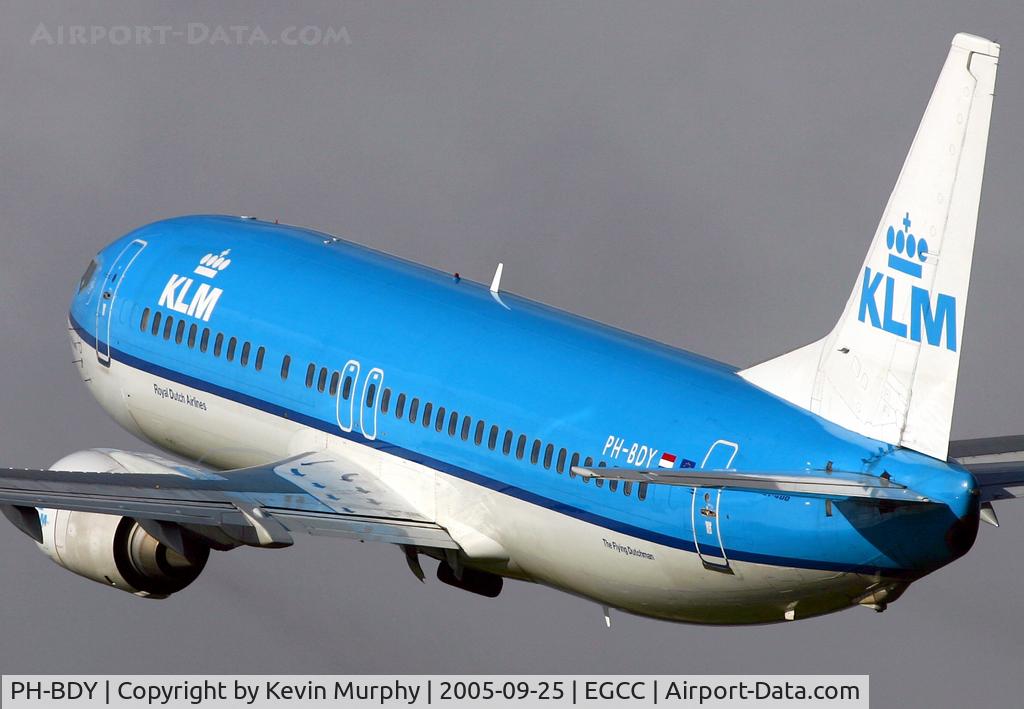 PH-BDY, 1990 Boeing 737-406 C/N 24959, Close up rear departure on KLM's clean looking 737.