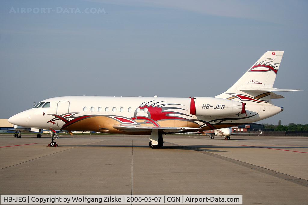 HB-JEG, 2004 Dassault Falcon 2000EX C/N 34, visitor for Formula 1 at Nürburgring