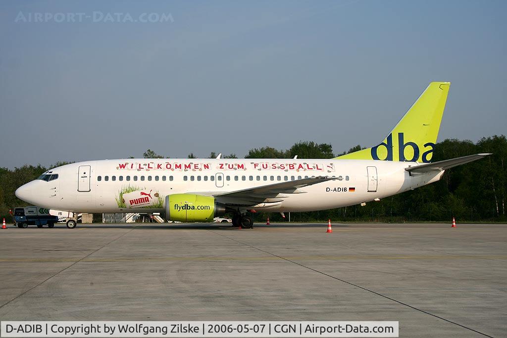 D-ADIB, 1999 Boeing 737-36Q C/N 30334, special c/s