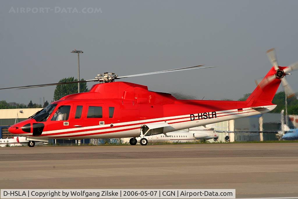 D-HSLA, Sikorsky S-76A C/N 760205, visitor for Formula 1 at Nürburgring
