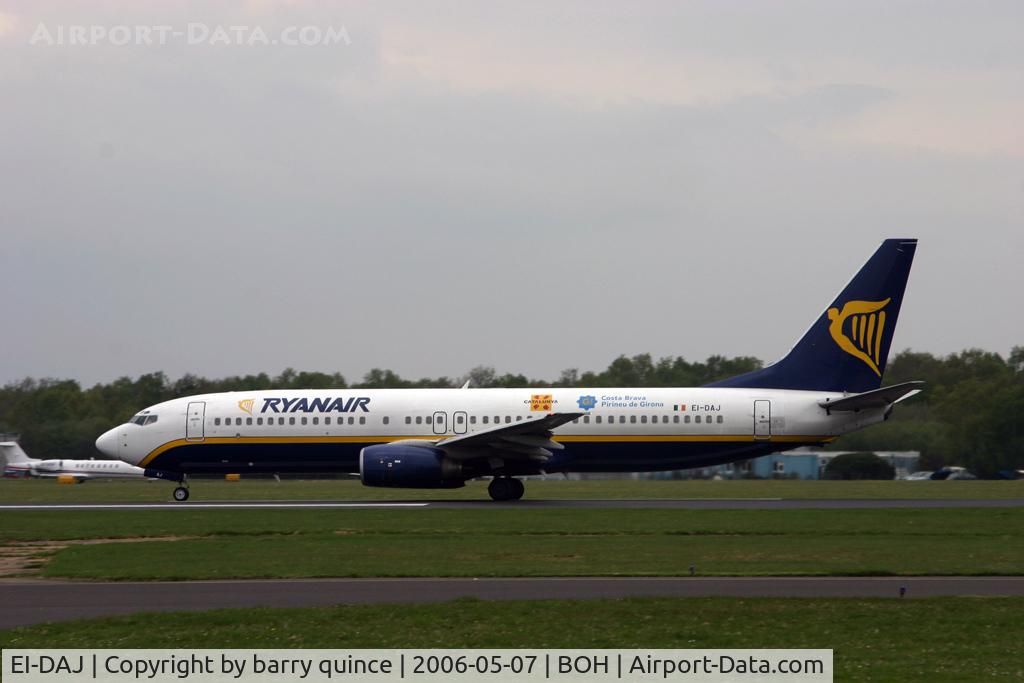 EI-DAJ, 2003 Boeing 737-8AS C/N 33548, 737-800 RYANAIR