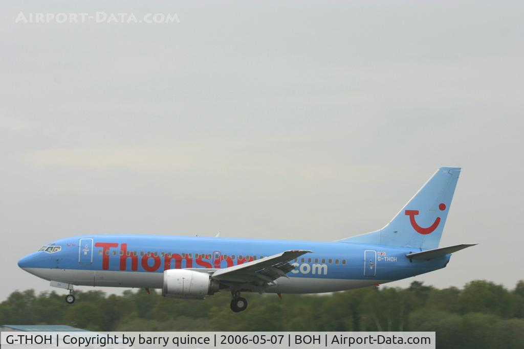 G-THOH, 1997 Boeing 737-31S C/N 29058, THOMSONFLY 737