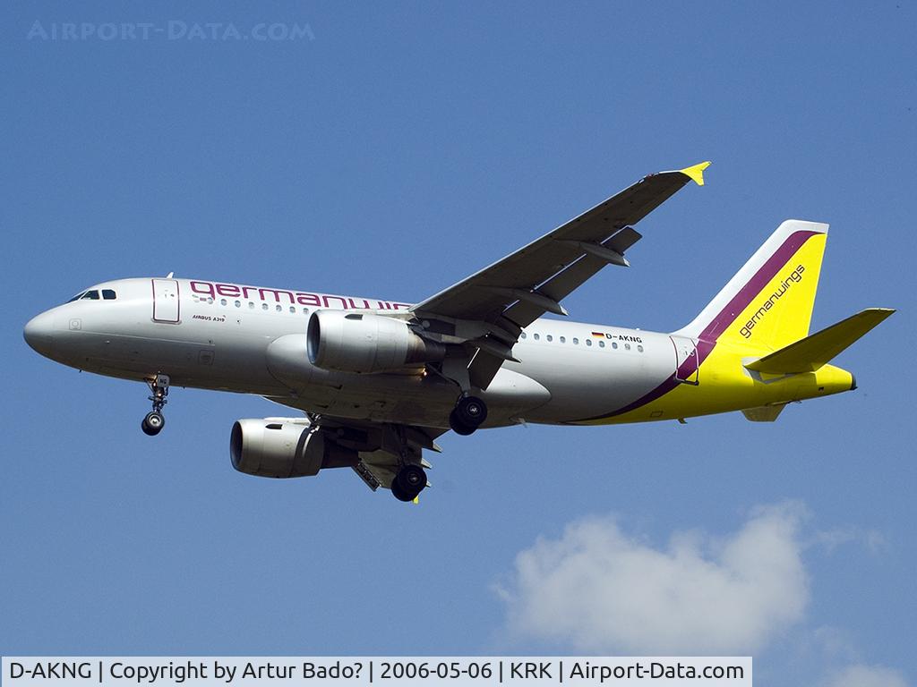 D-AKNG, 1997 Airbus A319-112 C/N 654, Germanwings - Airbus A319-112