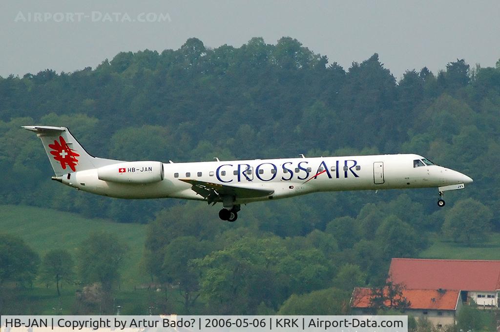 HB-JAN, 2001 Embraer EMB-145LU (ERJ-145LU) C/N 145434, Crossair
