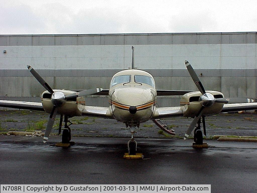 N708R, 1976 Piper PA-31P Navajo Navajo C/N 31P-7630004, Front View