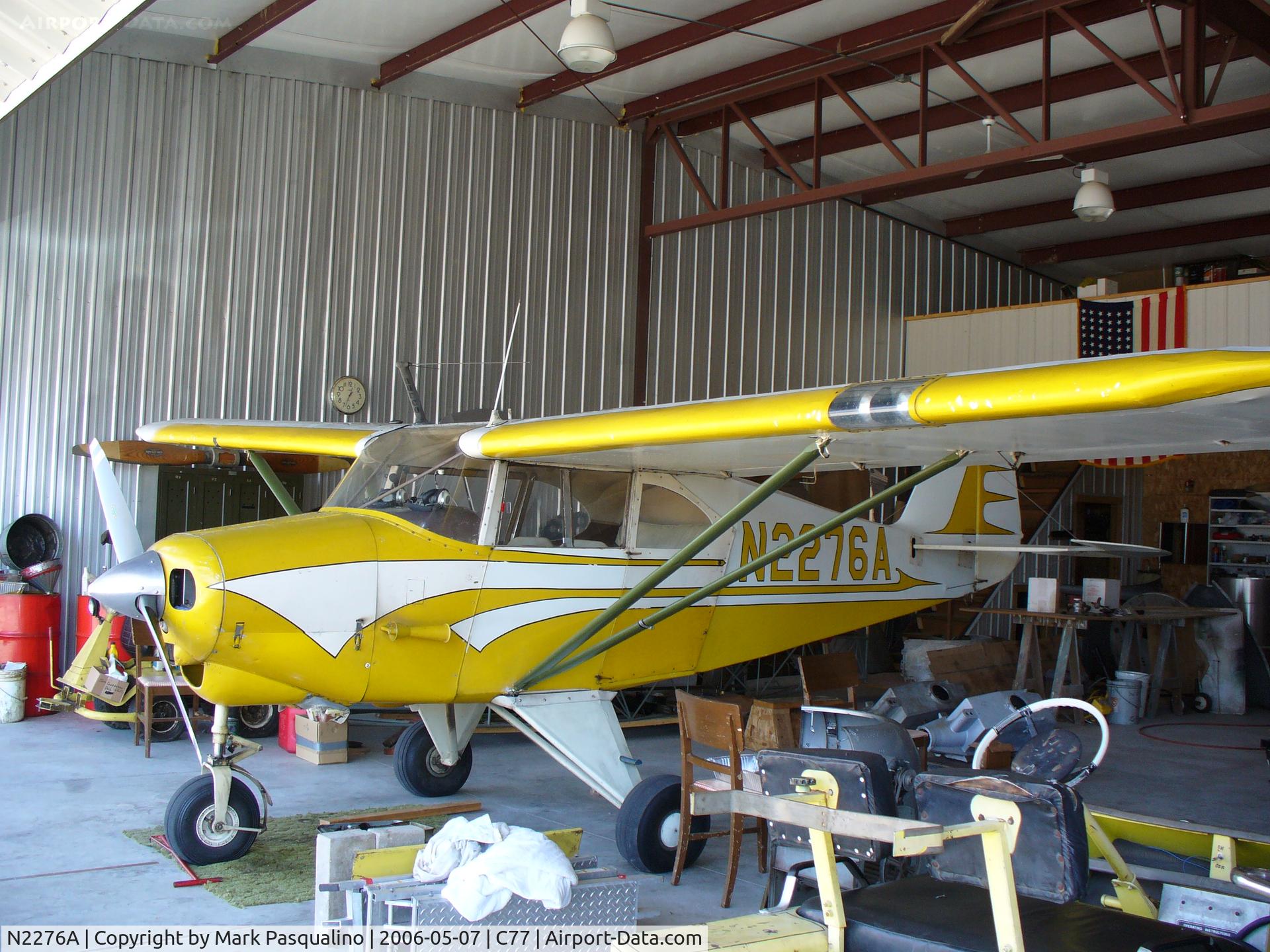 N2276A, 1952 Piper PA-22-135 Tri-Pacer C/N 22-663, PA-22-135