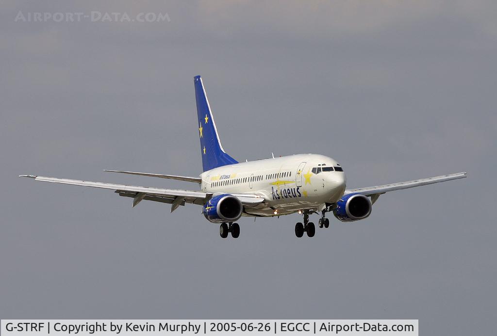 G-STRF, 2002 Boeing 737-76N C/N 29885, Coming in on 06L.