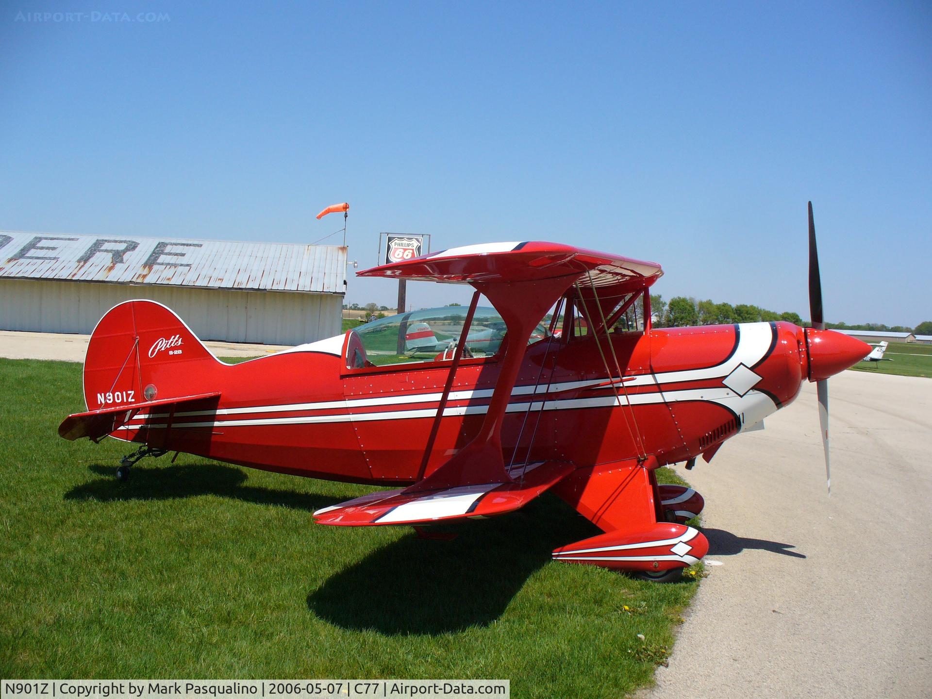 N901Z, 1987 Aerotek Pitts S-2B Special C/N 5125, Pitts S2B