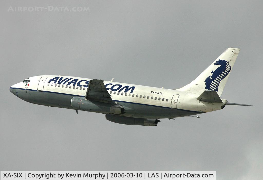 XA-SIX, Boeing 737-2T4 C/N 22371, Leaving Las Vegas.
