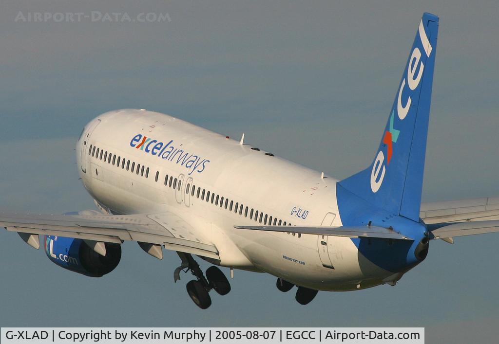 G-XLAD, 2000 Boeing 737-81Q C/N 29052, Rear view of XL's nice looking 737.