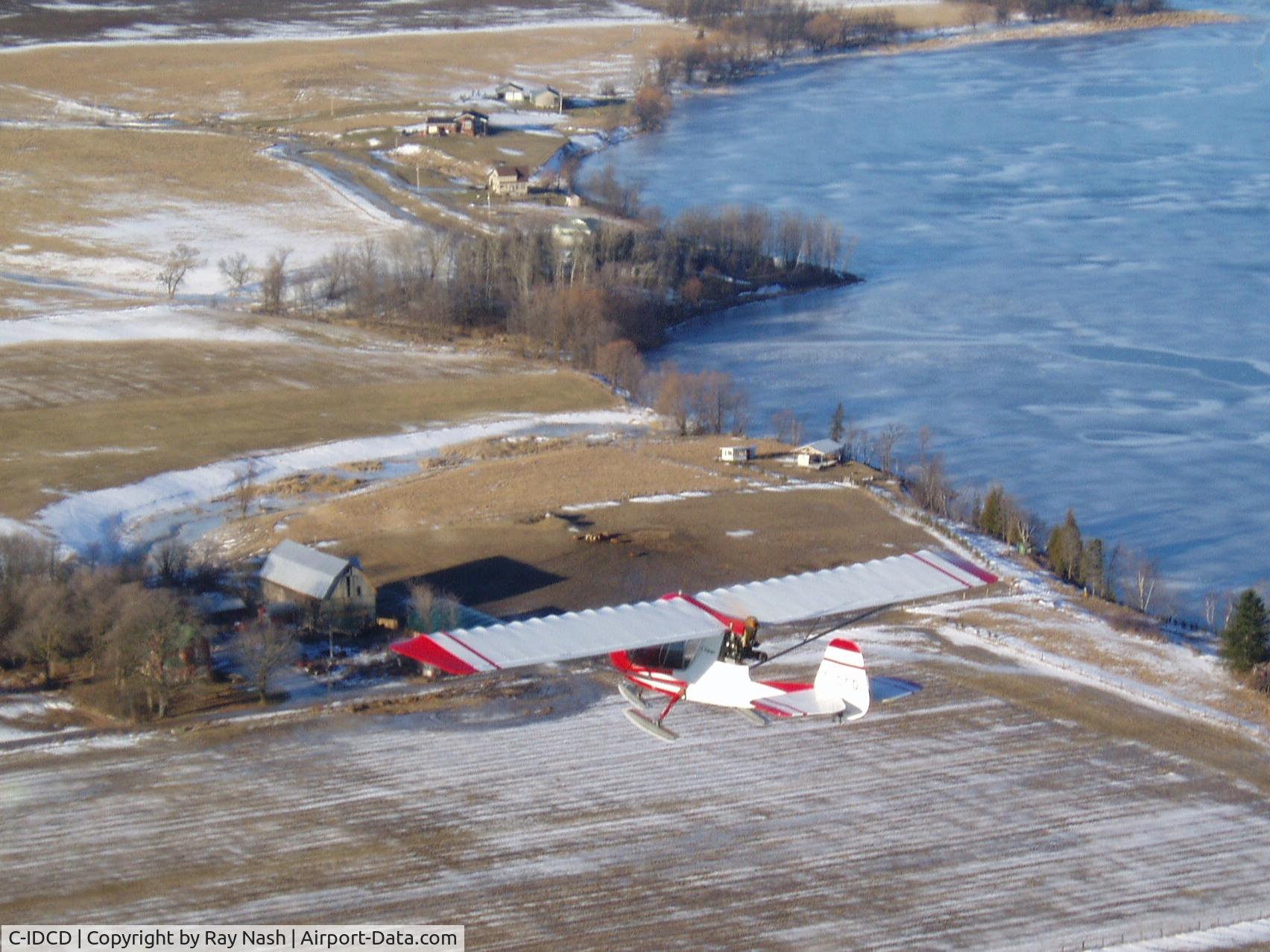 C-IDCD, 1990 Quad City Challenger II C/N CH2-0690-0539, Cobden Ontario Farmland