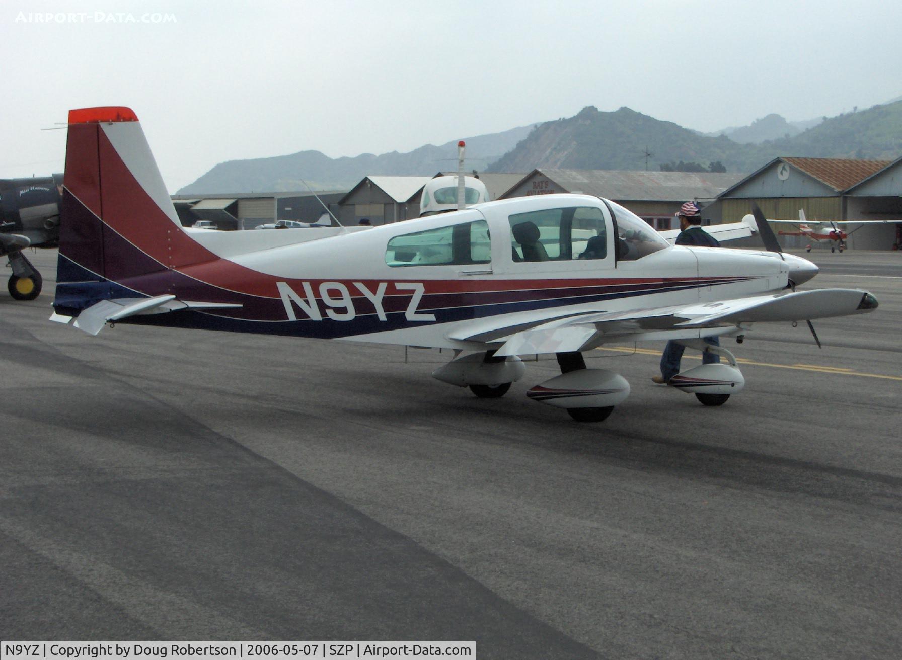 N9YZ, 1975 Grumman American AA-5A Cheetah C/N AA5-0822, 1975 Grumman American AA-5A CHEETAH, Lycoming O-320 150 Hp