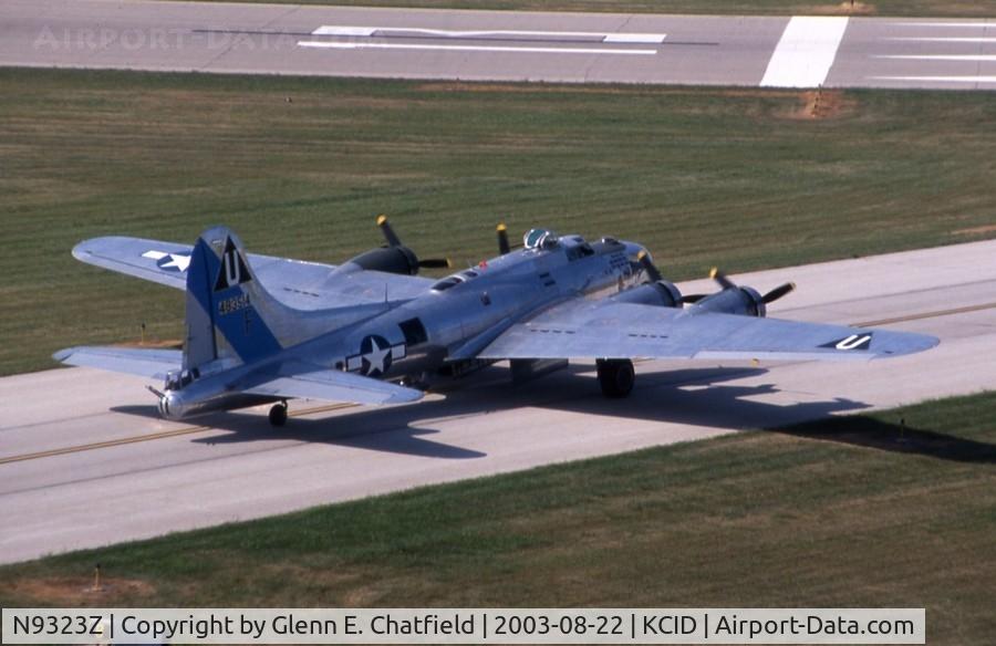 N9323Z, 1944 Boeing B-17G-85-DL Flying Fortress C/N 32155, On the way to the runway, shot from the control tower