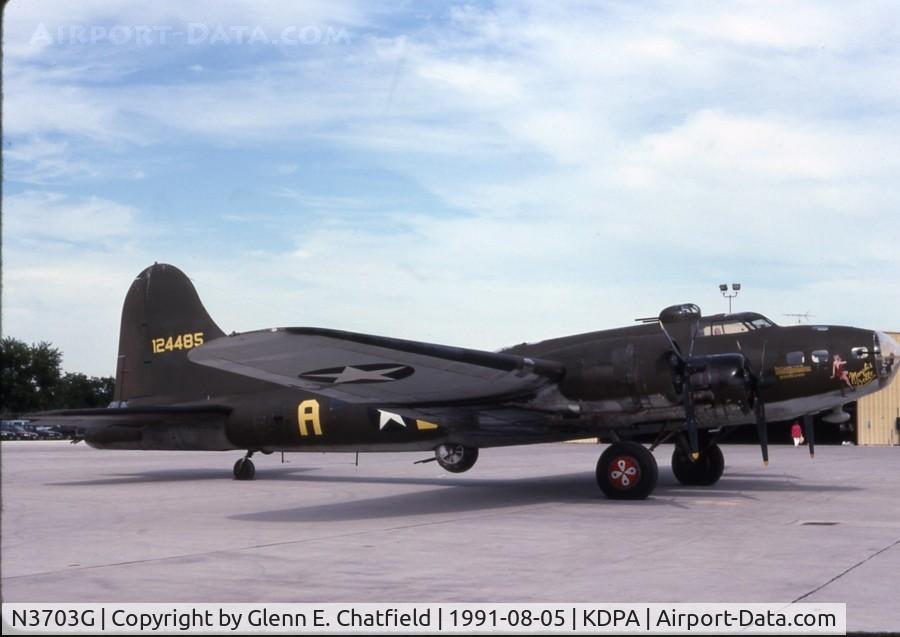 N3703G, 1945 Boeing B-17G Flying Fortress C/N 44-83546-A, Visiting for an airshow