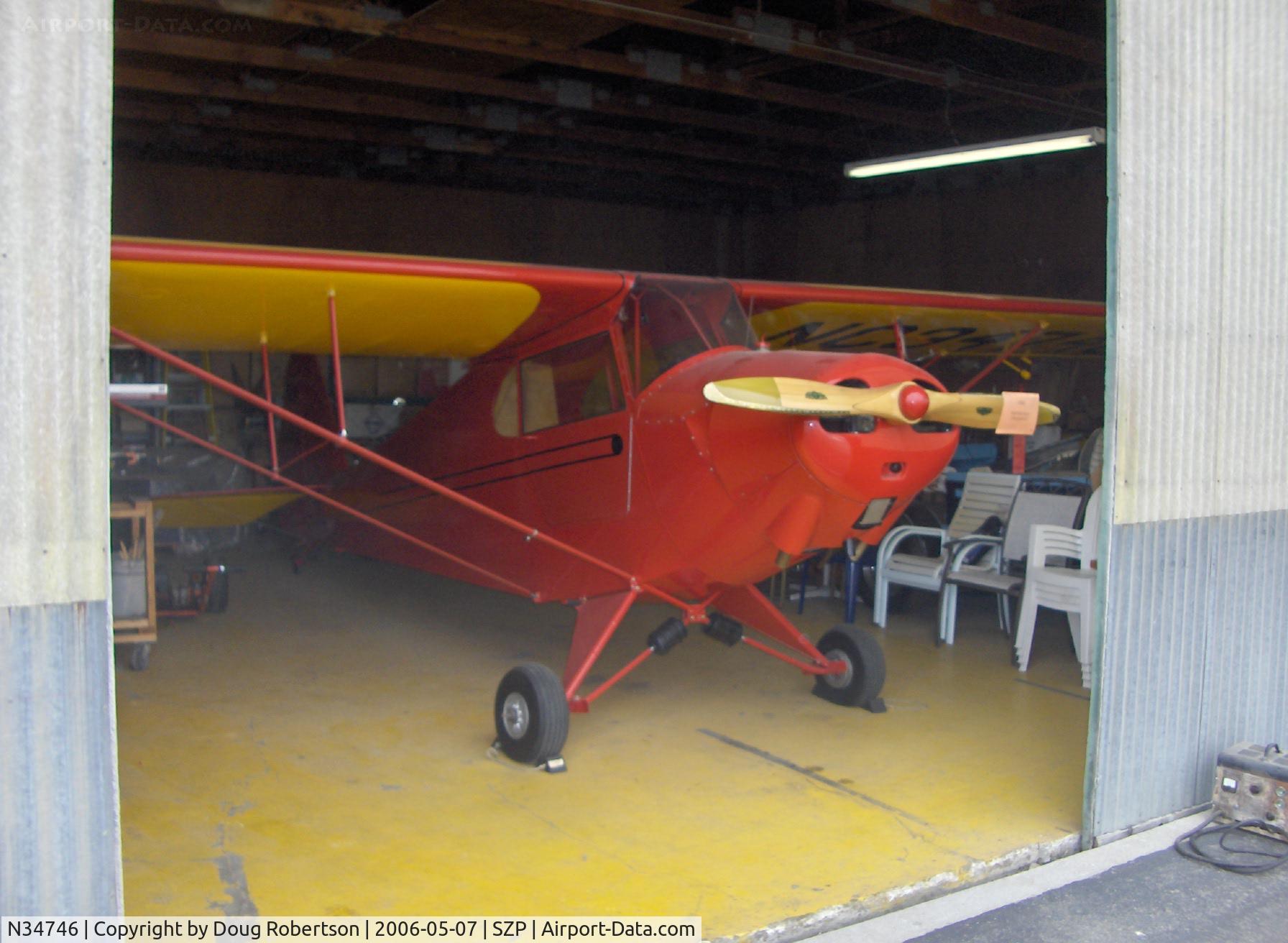 N34746, Porterfield FP-65 C/N 899, 1941 Porterfield FP-65 COLLEGIATE, Continental C75 75 Hp upgrade from rare Franklin 65 Hp model, tandem seating