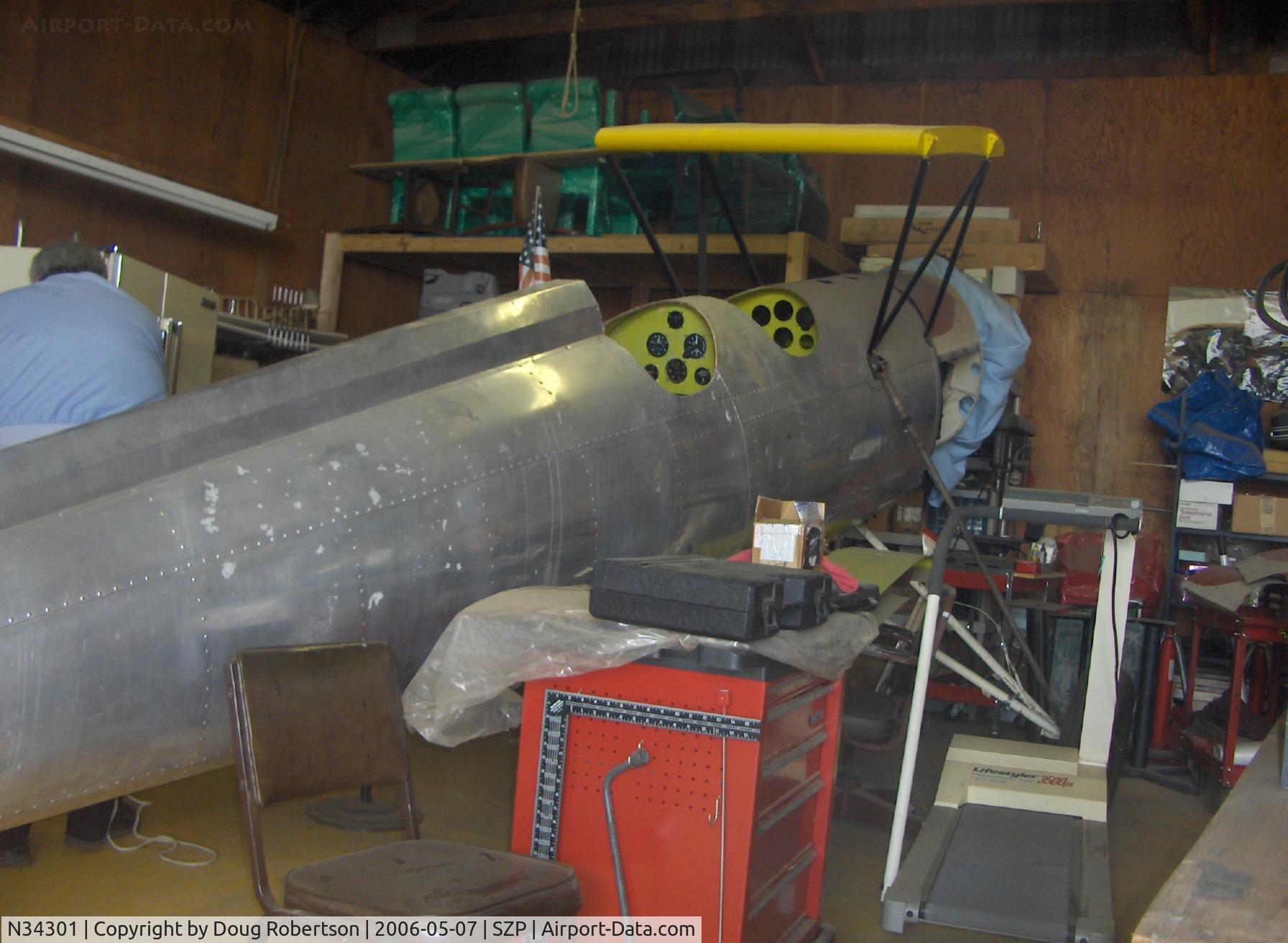 N34301, 1941 Meyers OTW-145 C/N 45, 1941 Meyers OTW 145 Biplane, Warner Super Scarab radial SS40 & SS50 145 Hp