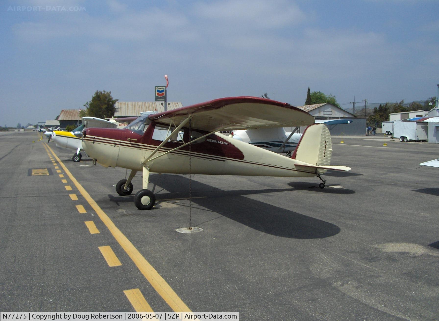 N77275, 1946 Cessna 140 C/N 11488, 1946 Cessna 140, Continental C85 85 Hp