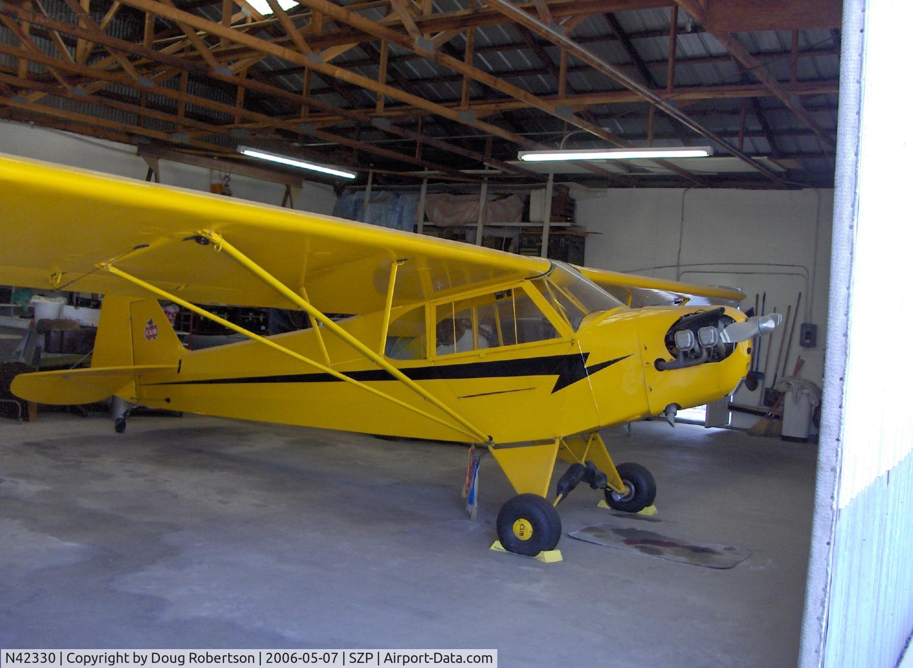 N42330, 1941 Piper J3C-65 Cub Cub C/N 14580, 1941 Piper J3C CUB, Continental A&C65 65 Hp