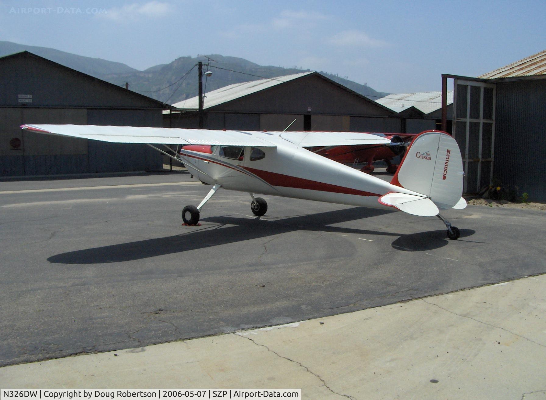 N326DW, 1946 Cessna 140 C/N 11220, 1946 Cessna 140, Continental O-200 100 Hp upgrade