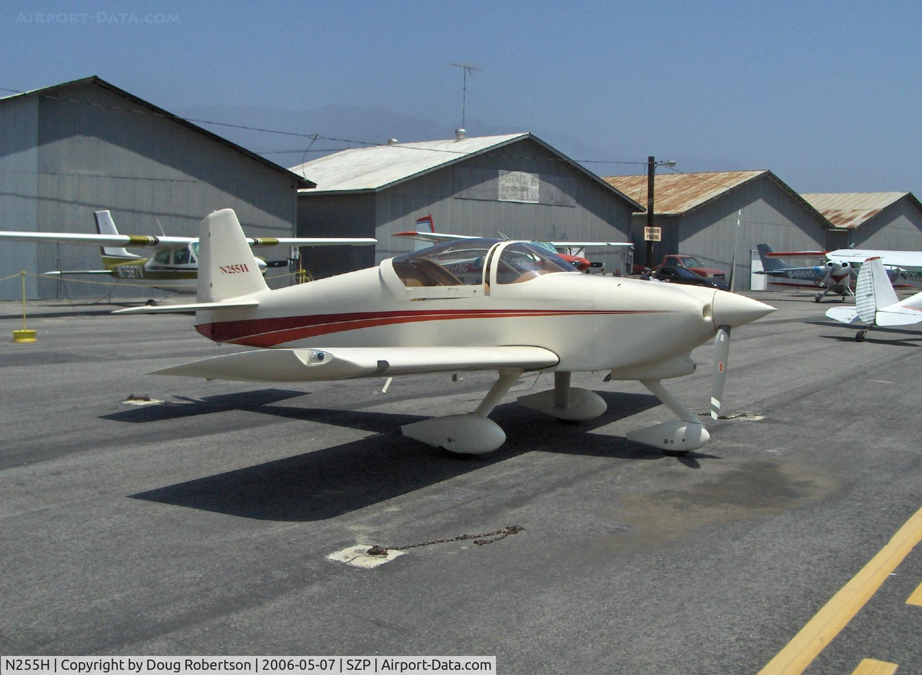 N255H, Vans RV-6A C/N 60132, 2001 Hutchinson/Briegleb VAN'S RV-6A, Winner of Bronze Lindy Homebuilt Kit RV-6A Award, EAA AirVenture 2001