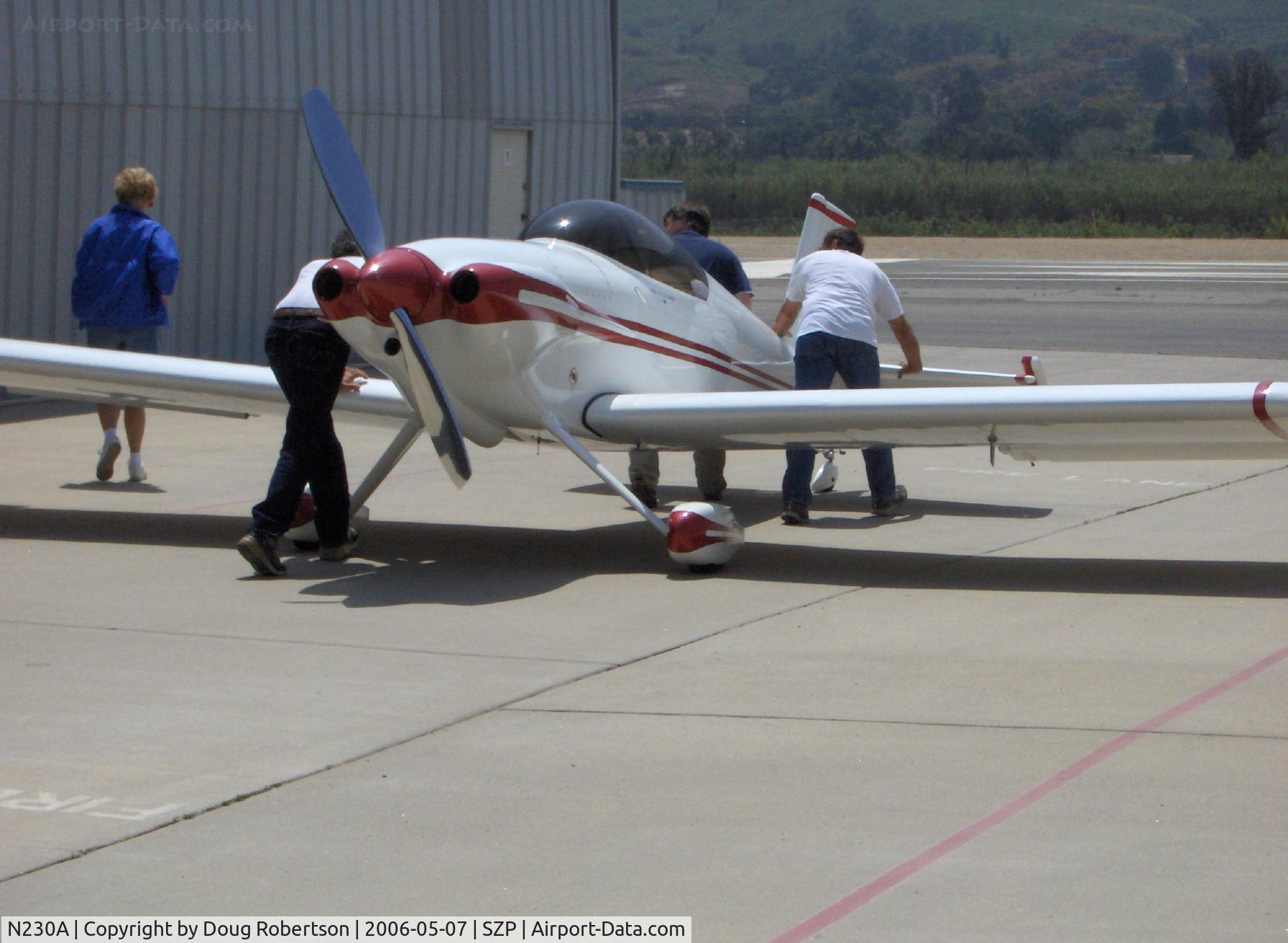 N230A, 1991 Vans RV-4 C/N 1161, 1991 Anders VAN'S RV-4, Lycoming IO-360 A&C