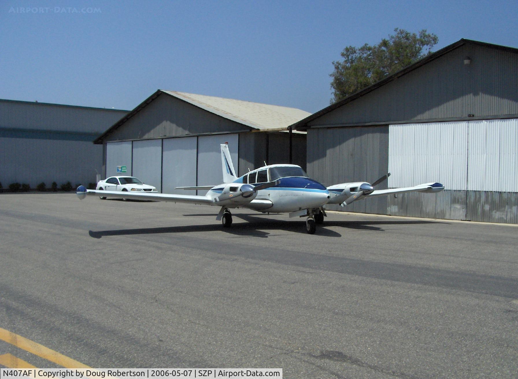 N407AF, 1966 Piper PA-30 Twin Comanche Twin Comanche C/N 30-1285, 1966 Piper PA-30 Twin Comanche, two Lycoming IO-320s 160 HP each