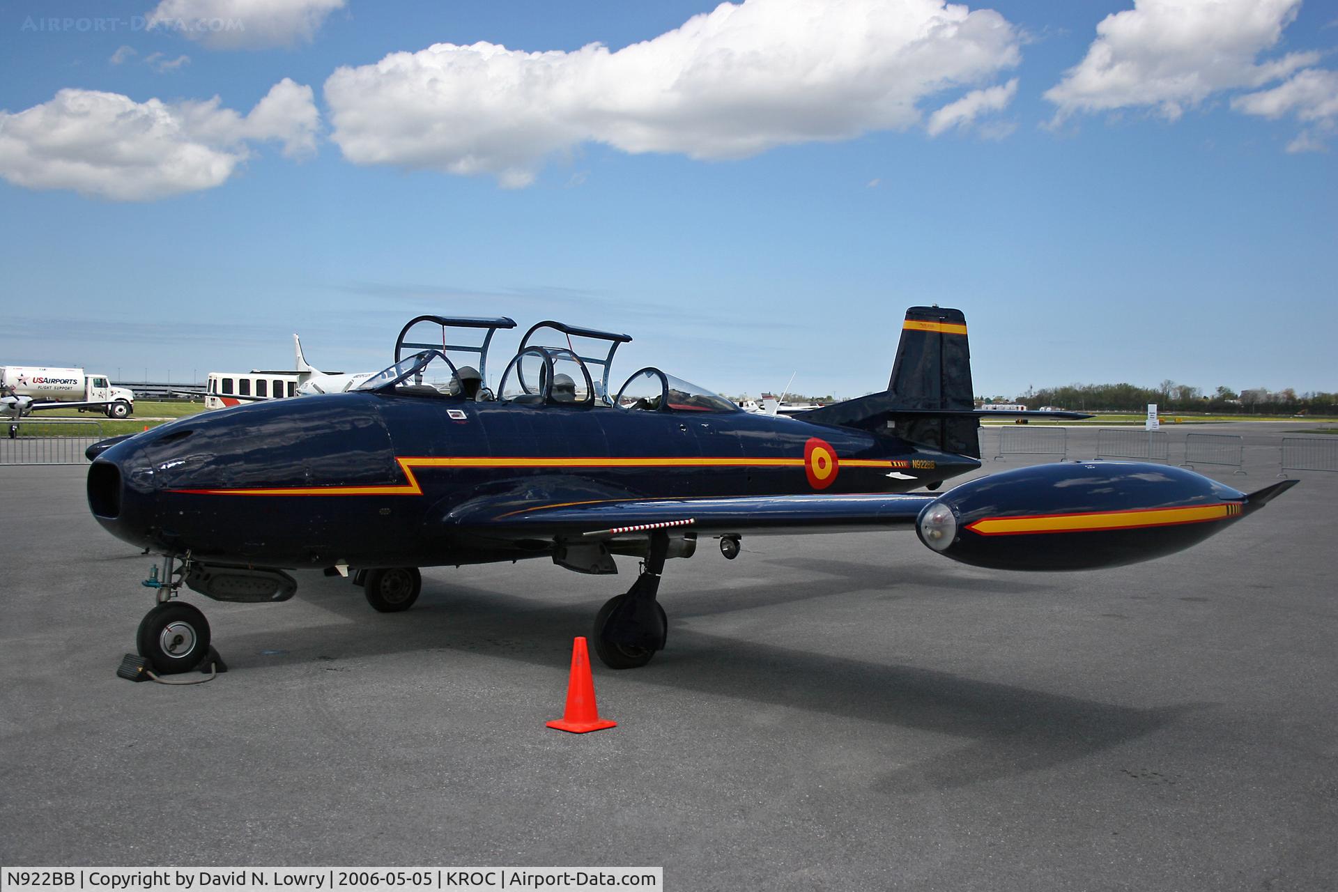 N922BB, 1964 Hispano HA-200 SAETA C/N E.14A-22, N922BB at KROC