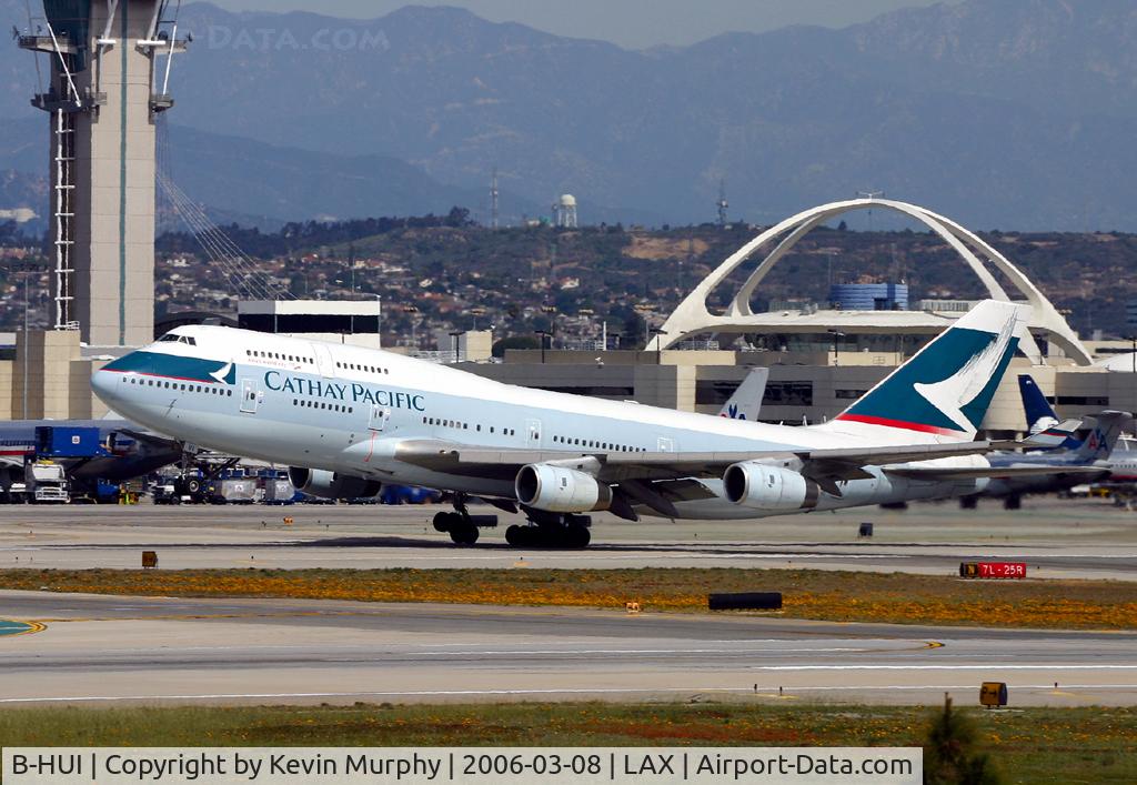 B-HUI, 1994 Boeing 747-467 C/N 27230, Best LAX view.