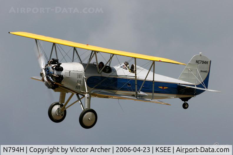 N794H, 1930 Stearman C3-R C/N 5036, Photo taken at the 2006 Wings over Gillespie Air Show