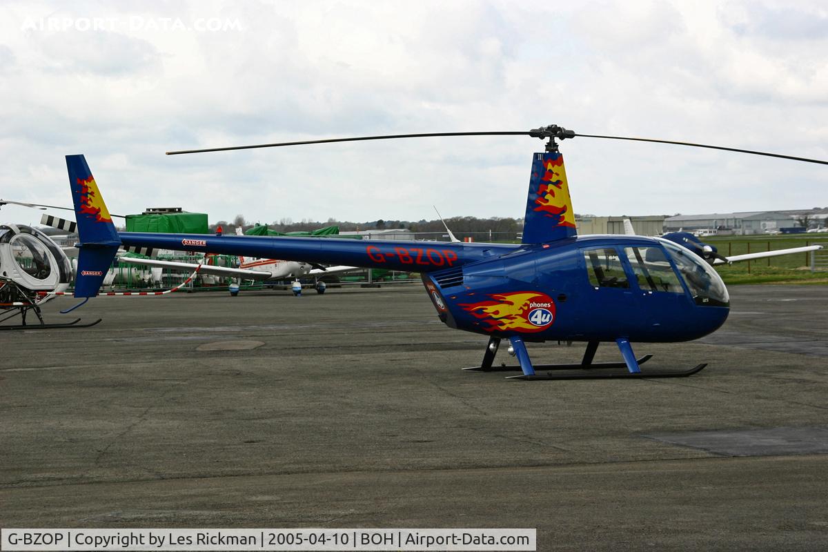 G-BZOP, 2001 Robinson R44 Raven C/N 0958, Robinson R-44